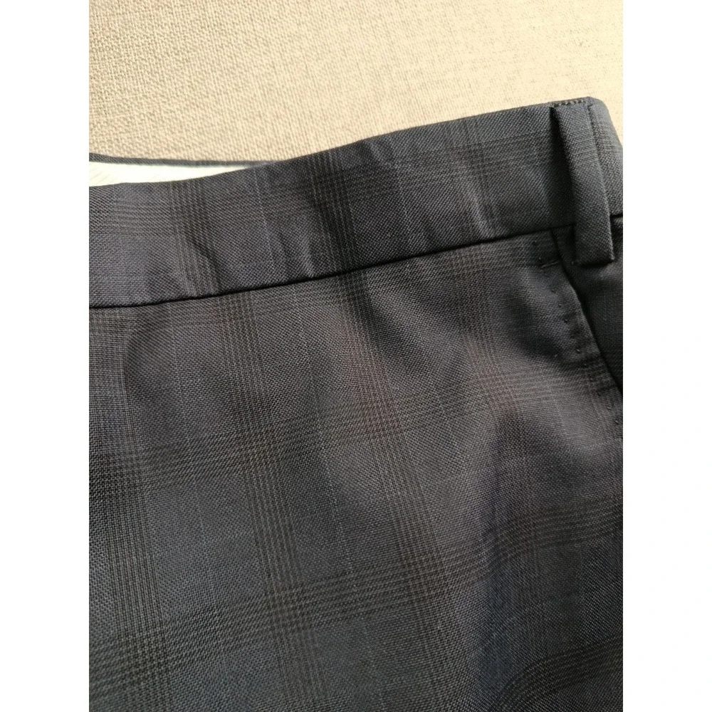 Ermenegildo Zegna Teaveller Saks Fifth Avenue Suit Men 52 Glen Plaid Pants 46X31